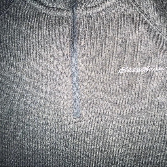 Eddie Bauer Charcoal Knit Sweater​ - Picture 2 of 4
